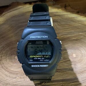 SPORTLIFE Water 30m  Protection Shock Resistant  CHRONO ALARM /DATE/ New Battery